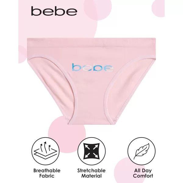 imagebebe Girls Underwear  8 Pack Seamless Microfiber Bikini Panties SLSeashell