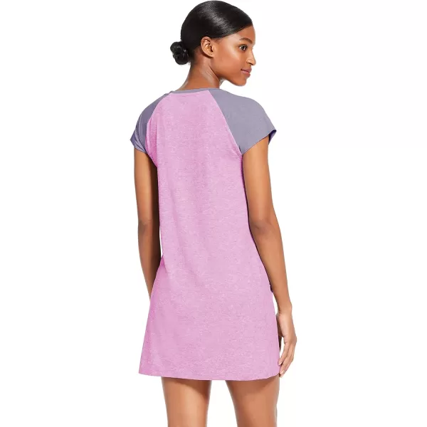 imagebebe Womens Nightgown Lounge Pajama Dorm Sleepwear shirtLight Pinkheather