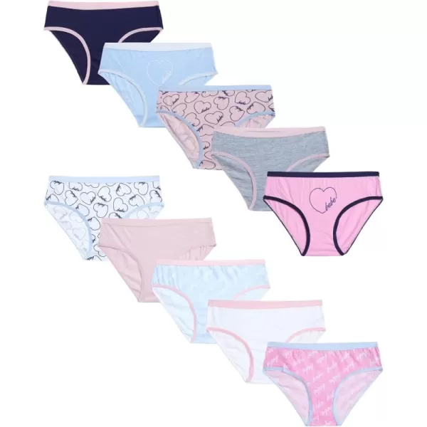 imagebebe Girls Underwear 10 Pack 100 Cotton Bikini Briefs SLAsst