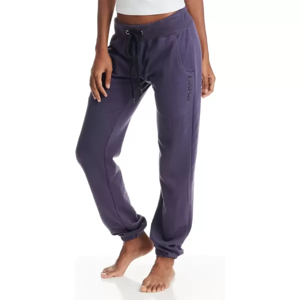 imagebebe Womens Plus Sweatpants with Pockets French Terry Lounge Pants Cute Joggers for Women Midnight Lavender 2X