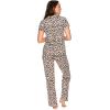 imagebebe Womens 2 Piece Bridesmaid Pajamas Set Short Sleeve Button Down Shirt and PantsPale Peach 24