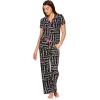 imagebebe Womens 2 Piece Bridesmaid Pajamas Set Short Sleeve Button Down Shirt and PantsRedplum