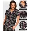 imagebebe Womens 2 Piece Bridesmaid Pajamas Set Short Sleeve Button Down Shirt and PantsRedplum