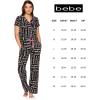 imagebebe Womens 2 Piece Bridesmaid Pajamas Set Short Sleeve Button Down Shirt and PantsRedplum