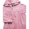 imagebebe Girls Sweatsuit Set  2 Piece Velour Zip Sweatshirt and Jogger Sweatpants  Youth Tracksuit Set for Girls 712Bleached Mauve