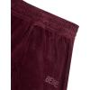 imagebebe Girls Sweatsuit Set  2 Piece Velour Zip Sweatshirt and Jogger Sweatpants  Youth Tracksuit Set for Girls 712Wineberry