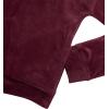 imagebebe Girls Sweatsuit Set  2 Piece Velour Zip Sweatshirt and Jogger Sweatpants  Youth Tracksuit Set for Girls 712Wineberry