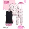 imagebebe Girls Activewear Set  3 Piece Soft Yummy Fleece Cropped Sweatshirt Jogger Sweatpants and Tank Top Set Sizes 416Oatmeal Multi