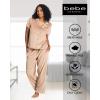 imagebebe Soft Velour Pajamas for Women Womens PJs Velour Set for Lounge and Sleep Gifts for HerWarm Taupe