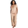 imagebebe Soft Velour Pajamas for Women Womens PJs Velour Set for Lounge and Sleep Gifts for HerWarm Taupe