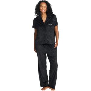 imagebebe Soft Velour Pajamas for Women Womens PJs Velour Set for Lounge and Sleep Gifts for HerBlack Beauty