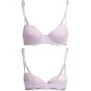 imagebebe Girls Training Bra  3 Pack Soft Molded Bra with Adjustable Straps  Training Bra for Girls A CupB CupLilac