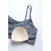 imagebebe Girls Training Bra  6 Pack Seamless Cami Bralette Removable Pads SLPink Haze