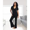imagebebe Pajama Sets for Women 2 Piece with Tee and Pajama Pants Womens PJs Sets Womens Sleepwear Ladies Pajamas SetsBlack Beauty