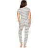 imagebebe Womens PJs Sets 2 Piece with Tee and Pajama PantsWomens Sleepwear Ladies Pajamas SetsHeather Grey 24