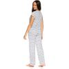 imagebebe Womens PJs Sets 2 Piece with Tee and Pajama PantsWomens Sleepwear Ladies Pajamas SetsHeather Grey
