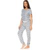 imagebebe Womens PJs Sets 2 Piece with Tee and Pajama PantsWomens Sleepwear Ladies Pajamas SetsHeather Grey1