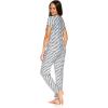 imagebebe Womens PJs Sets 2 Piece with Tee and Pajama PantsWomens Sleepwear Ladies Pajamas SetsHeather Grey1