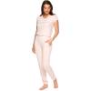 imagebebe Womens PJs Sets 2 Piece with Tee and Pajama PantsWomens Sleepwear Ladies Pajamas SetsLightpink 24