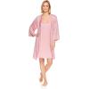 imagebebe Womens Pajama Lounge Chemise Nightgown ampamp Belted Wrap Robe Sleep Travel SetMauve