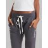 imagebebe Womens Sweatpants with Pockets French Terry Joggers for Women Comfy and Cute Sweatpants Lounge PantsCharcoal 22