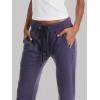 imagebebe Womens Sweatpants with Pockets French Terry Joggers for Women Comfy and Cute Sweatpants Lounge PantsMidnight Lavender 22