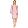 imagebebe Womens Pajama Lounge Chemise Nightgown ampamp Belted Wrap Robe Sleep Travel SetMauve