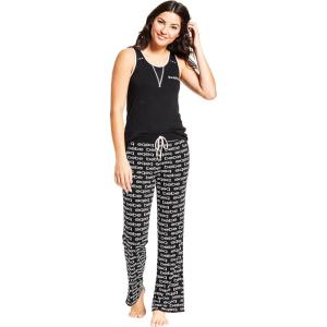 imagebebe Womens PJs Sets 2 Piece with Tee and Pajama PantsWomens Sleepwear Ladies Pajamas SetsBlack