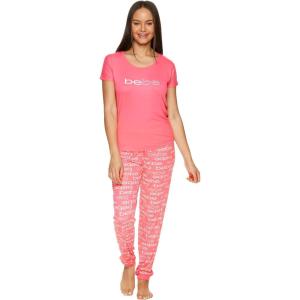 imagebebe Womens PJs Sets 2 Piece with Tee and Pajama PantsWomens Sleepwear Ladies Pajamas SetsCoral