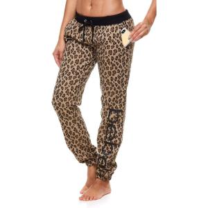imagebebe Womens Sweatpants Joggers French Terry Lounge Pants with Gathered Cuffs Logo Pajama Pants for WomenSesame W Pockets