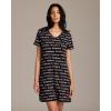 imagebebe Womens Nightgowns ampamp Sleepshirts Womens Sleepwear Short Sleeve NightshirtBlackdm1038