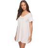 imagebebe Womens Nightgowns ampamp Sleepshirts Womens Sleepwear Short Sleeve NightshirtPink Pearl