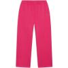 imagebebe Girls Wide Leg Sweatpants French Terry Sweatpants with Pockets Baggy Pants for GirlsRasperry
