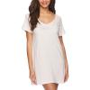 imagebebe Womens Nightgowns ampamp Sleepshirts Womens Sleepwear Short Sleeve NightshirtPink Pearl