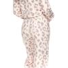 imagebebe Button Down Pajamas for Women Long Sleeve Button Up Pajamas with Pants Ladies Sleepwear PJ SetPale Peach