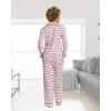 imagebebe Button Down Pajamas for Women Long Sleeve Button Up Pajamas with Pants Ladies Sleepwear PJ SetRose Shadow
