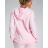 imagebebe French Terry Hoodies for Women Pullover Sweatshirts for Women Comfy and Cute Sweatshirt Regular and Plus SizePink Rose W Hood