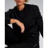 imagebebe French Terry Sweatshirt for Women Crewneck Sweatshirts for Women Sweatshirt LoungewearBlack