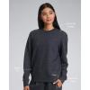 imagebebe French Terry Sweatshirt for Women Crewneck Sweatshirts for Women Sweatshirt LoungewearCharcoal Heather