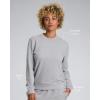 imagebebe French Terry Sweatshirt for Women Crewneck Sweatshirts for Women Sweatshirt LoungewearHeather Grey
