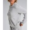 imagebebe French Terry Sweatshirt for Women Crewneck Sweatshirts for Women Sweatshirt LoungewearHeather Grey