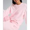 imagebebe French Terry Sweatshirt for Women Crewneck Sweatshirts for Women Sweatshirt LoungewearPink Rose