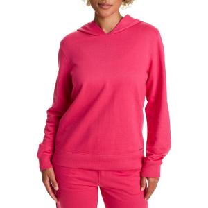 imagebebe French Terry Hoodies for Women Pullover Sweatshirts for Women Comfy and Cute Sweatshirt Regular and Plus SizeRasberry Red W Hood