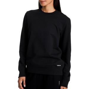 imagebebe French Terry Sweatshirt for Women Crewneck Sweatshirts for Women Sweatshirt LoungewearBlack