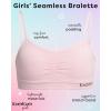 imagebebe Girls Bras  6 Pack Lightweight Seamless Training Bra for Girls with Removable Pads Tag Free Bras for Teens SLPink Toffee