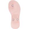imagebebe Girls Sandals  Open Toe Summer Flat Dress Shoes Snap Buckle Sandals with Chiffon Flower Design and Cushioned SoleBlush