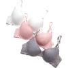 imagebebe Girls Training Bra  3 Pack Soft Molded Bra with Adjustable Straps  Training Bra for Girls A CupB CupPink