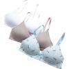 imagebebe Girls Training Bra  3 Pack Wire Free Soft Microfiber Molded Bra with Adjustable Straps A CupB CupSkyway