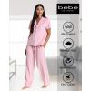 imagebebe Soft Velour Pajamas for Women Womens PJs Velour Set for Lounge and Sleep Gifts for HerRose Shadow 1