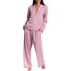 imagebebe Soft Velour Pajamas for Women Womens PJs Velour Set for Lounge and Sleep Gifts for HerRose Shadow 1